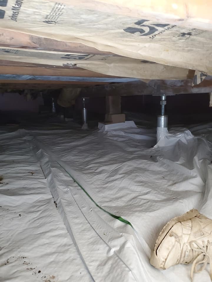 All Star Basements fixing a smelly and wet crawl space in Winona MN