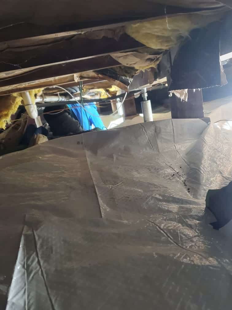 All Star Basements fixing a smelly and wet crawl space in Winona MN