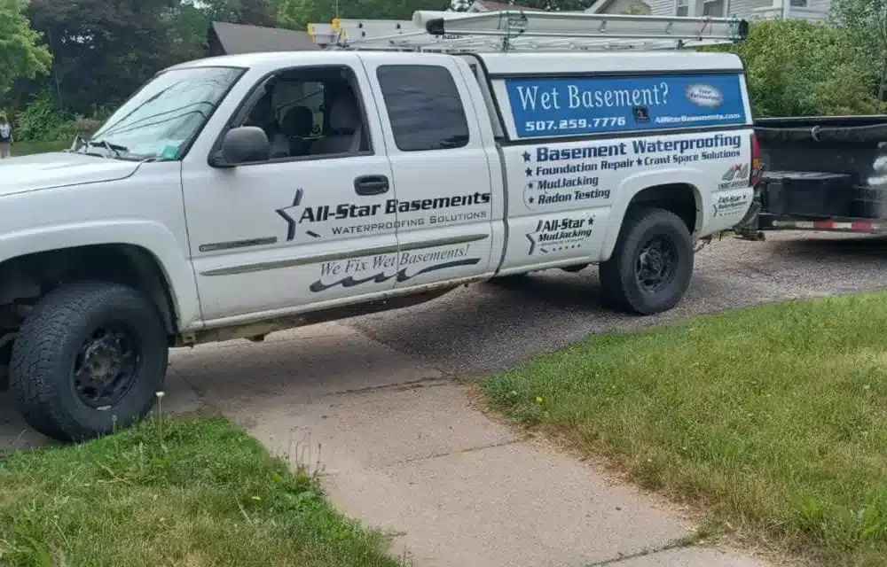 Installed Basement Wall Anchors in Red Wing, MN.