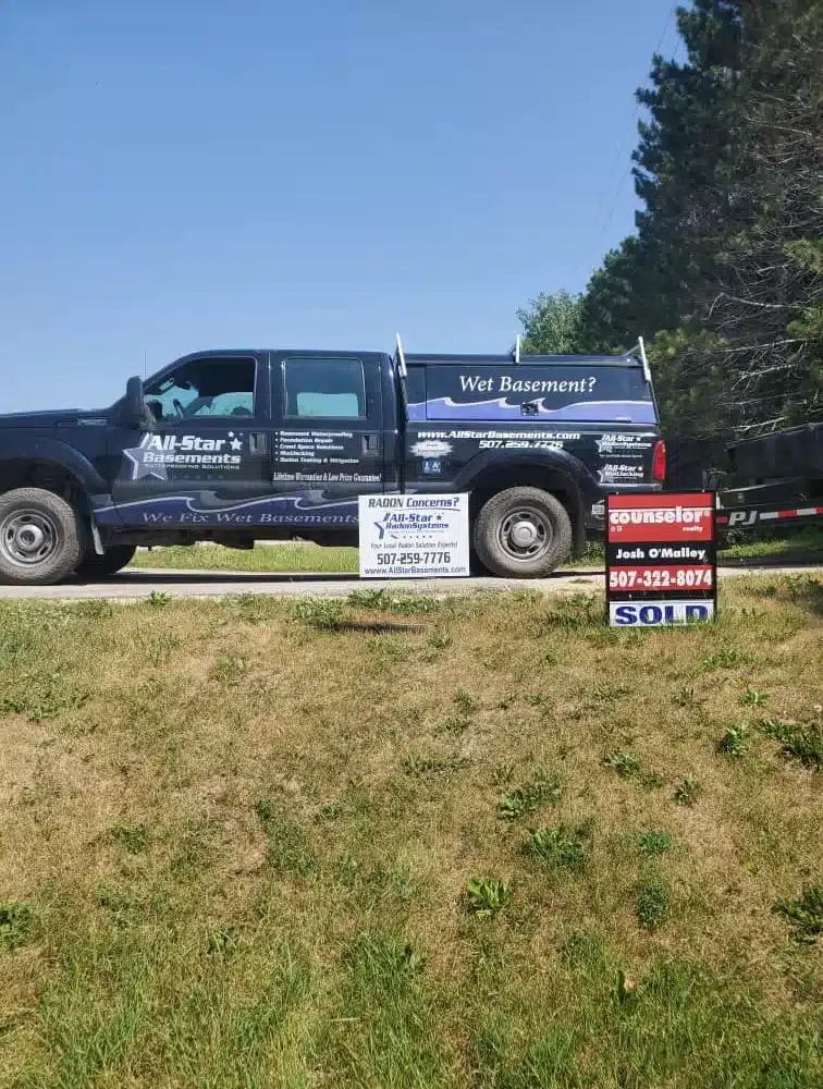 Radon Mitigation Installation in Byron, MN