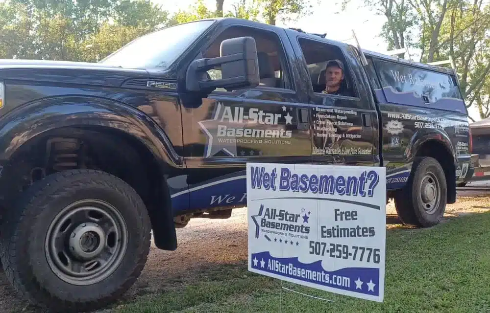 All-Star Drain System, Sump Systems and Wall System install in Buffalo Center, IA