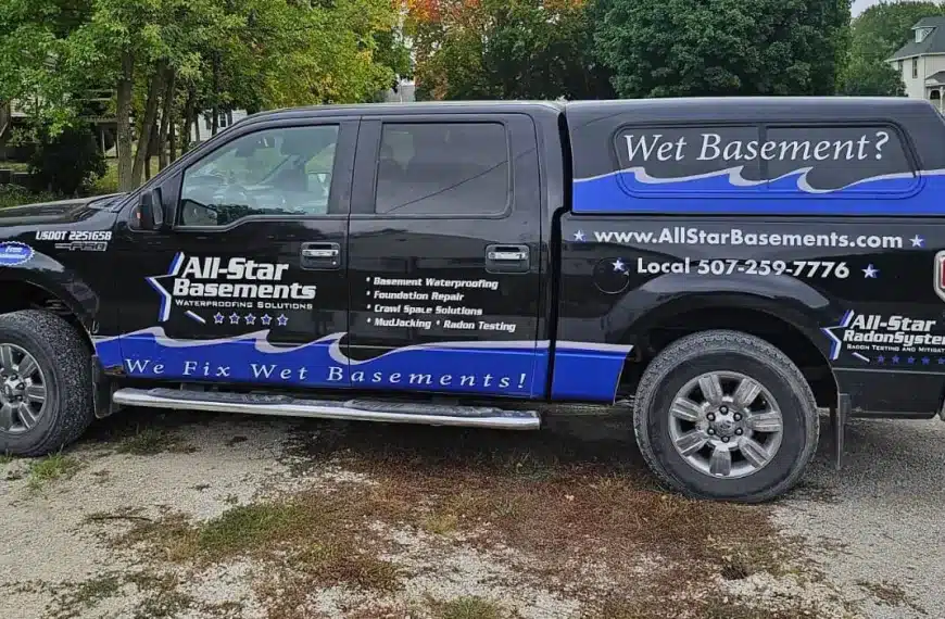 All-Star Drain System install in Harmony, MN