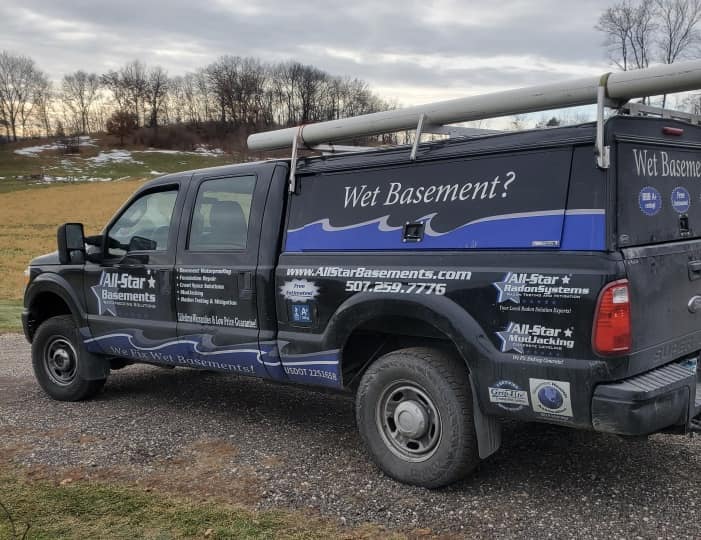 All-Star Drain System install in Bangor, WI