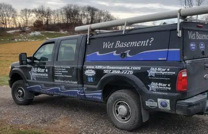 All-Star Drain System install in Lanesboro, MN