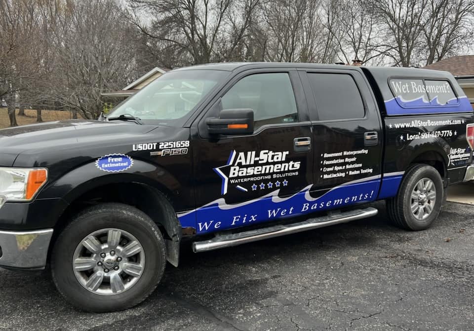 Basement Wall Anchor install in Byron, MN