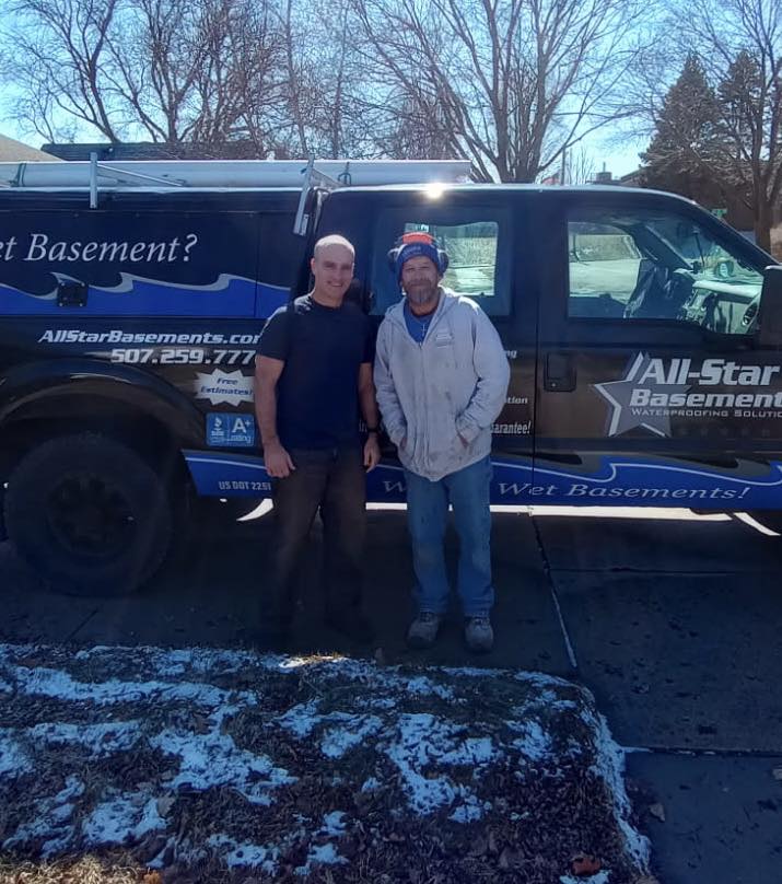 All-Star Drain System install in Rochester, MN